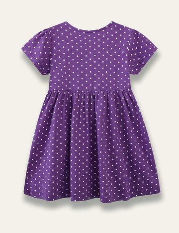 Bird Embroidered Spot Dress - Mini Taylor